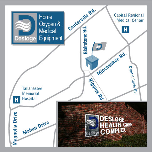 Conveniently located between Tallahassee Memorial Hospital and Capital Regional Medical Center